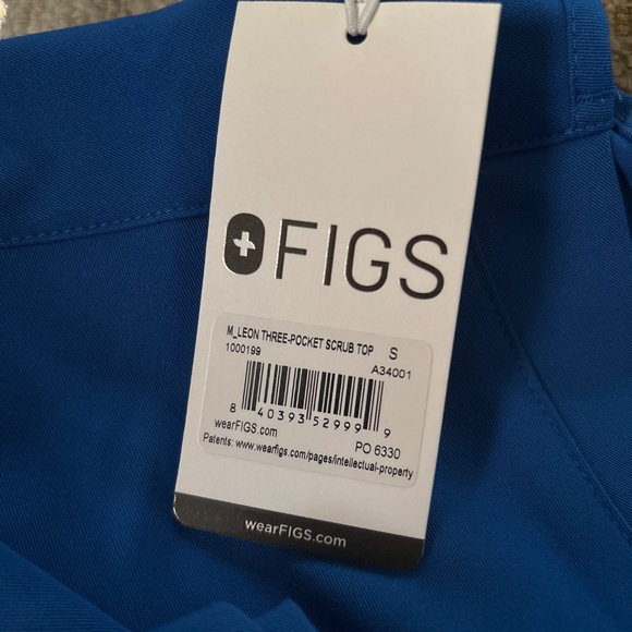Figs Leon 3 pocket top royal blue- Men’s S NEW - Picture 2 of 2